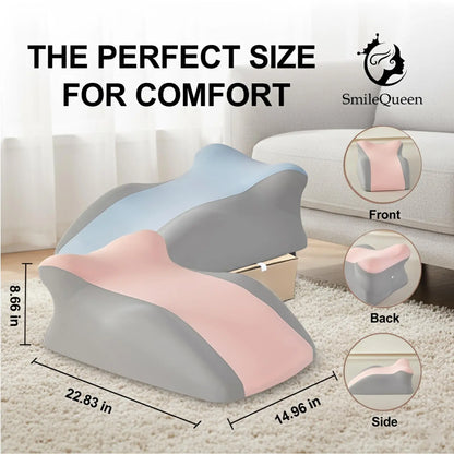 Ergonomic Face‑Down Reading Pillow, Cooling Memory Foam Support Pillow
